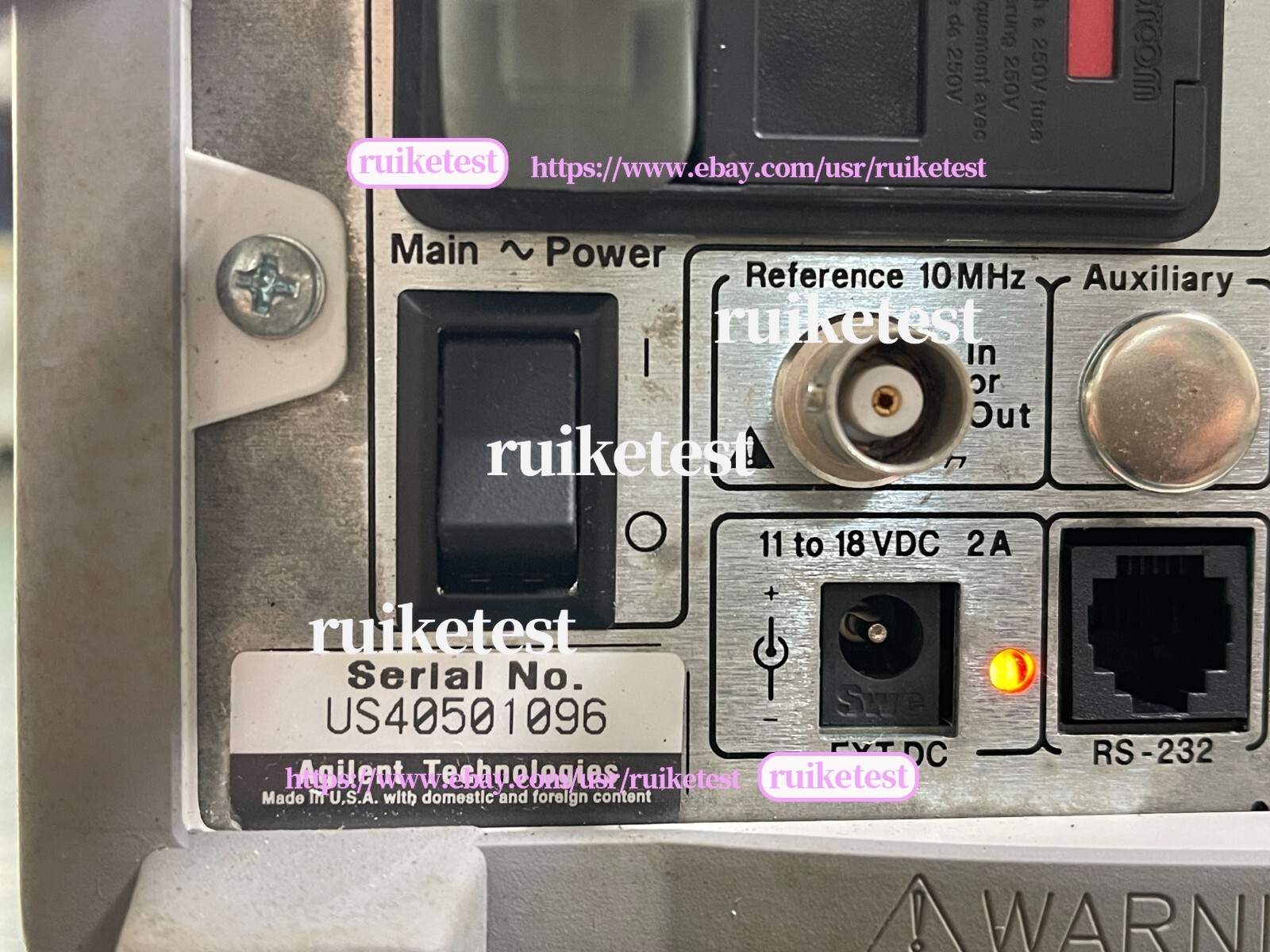 Agilent Keysight 53150A 10Hz-20GHz CW Microwave Frequency Counter _1096