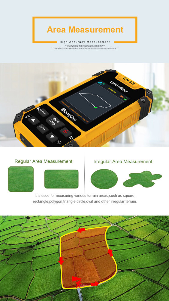 S4 GPS Land Meter Professional Survey Equipment GNSS receiver Area Distance Tool