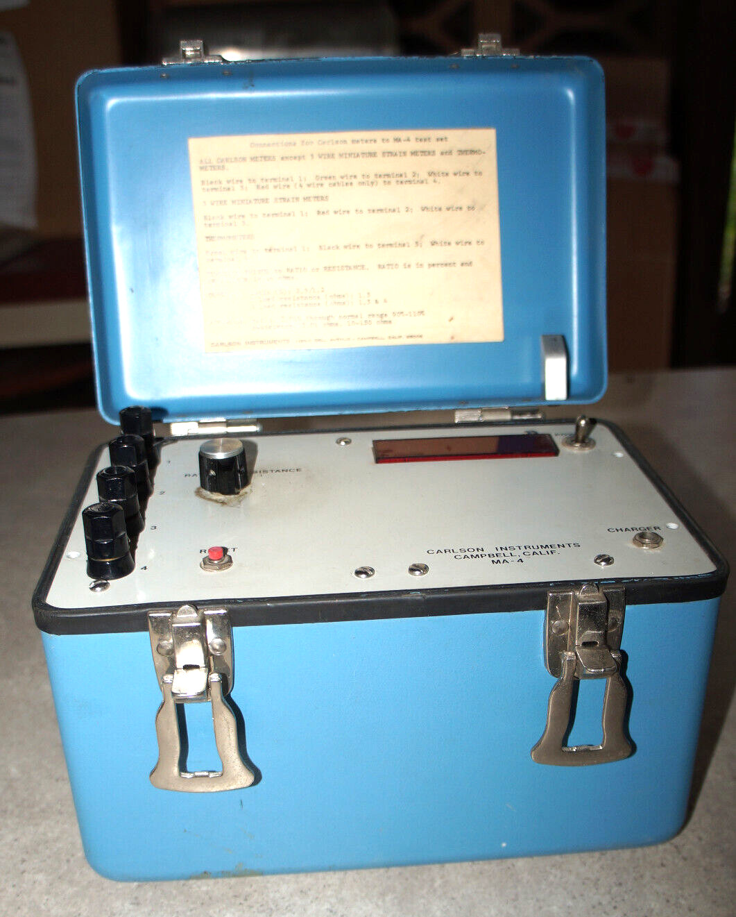 CARLSON INSTRUMENTS model MA-4 Bridge Meter – Digital