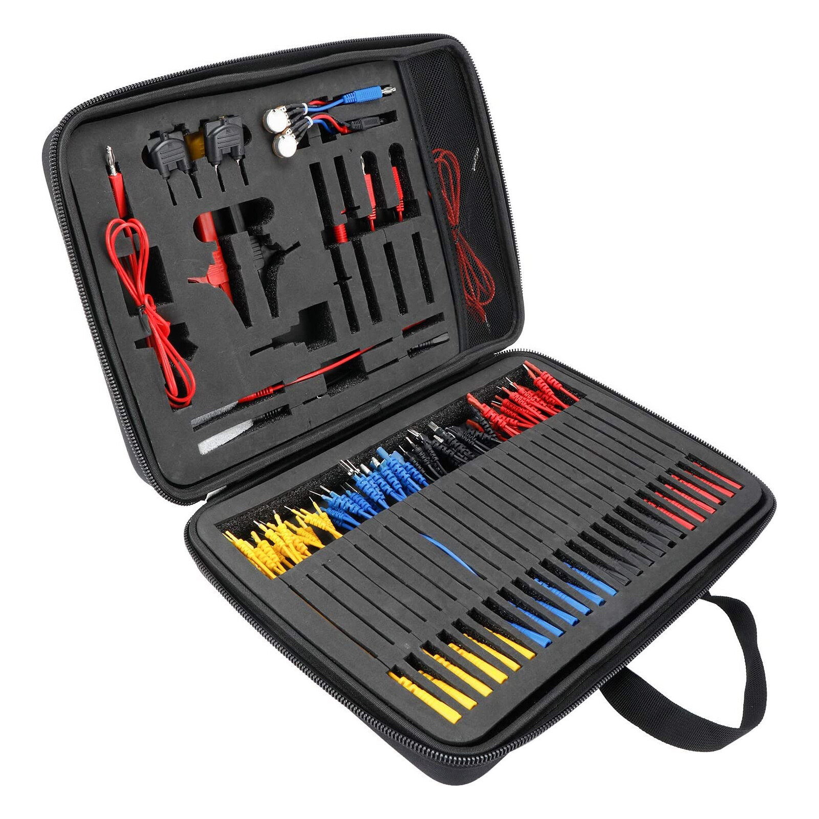 92PCS Automotive Multimeter Circuit Test Leads kit Electric Probe Alligator Clip