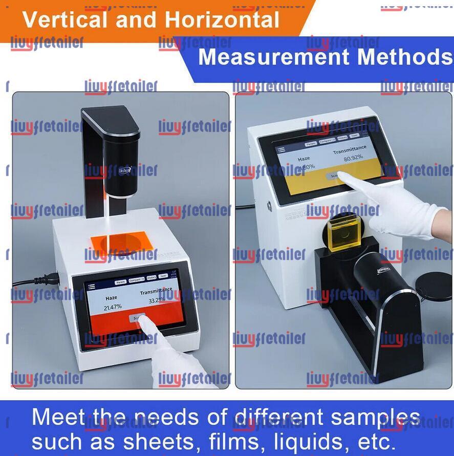 Digital Haze Meter Liquid Color Difference Glass Film Transmittance Tester LS155