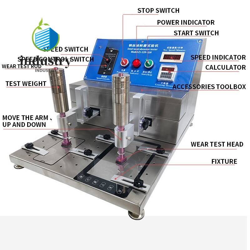 3 in1 Paint Film Abrasion Meter Abrasion Tester Alcohol/Rubber/Steel Wool