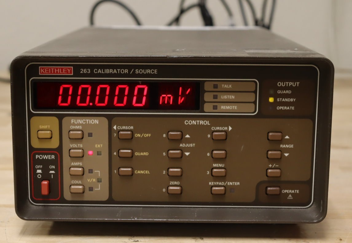 Keithley 263 Calibrator/Source Fully Guaranteed, 5µV to 20V, 10fA to 20mA