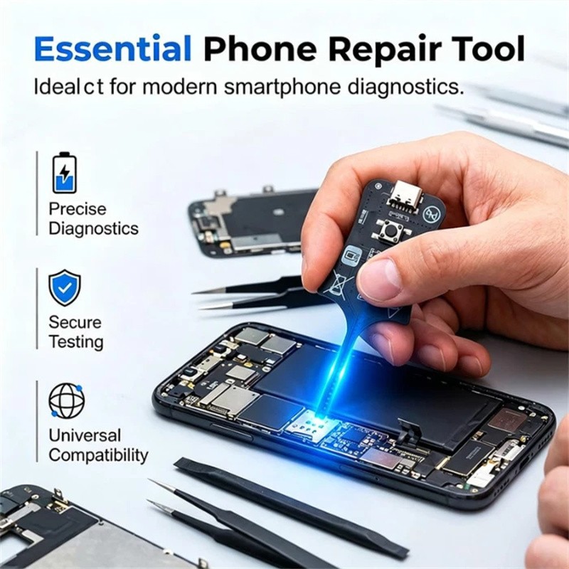 3pcs Type-C Inductance Tester W01 Inductor Detectors With Compactly Construction