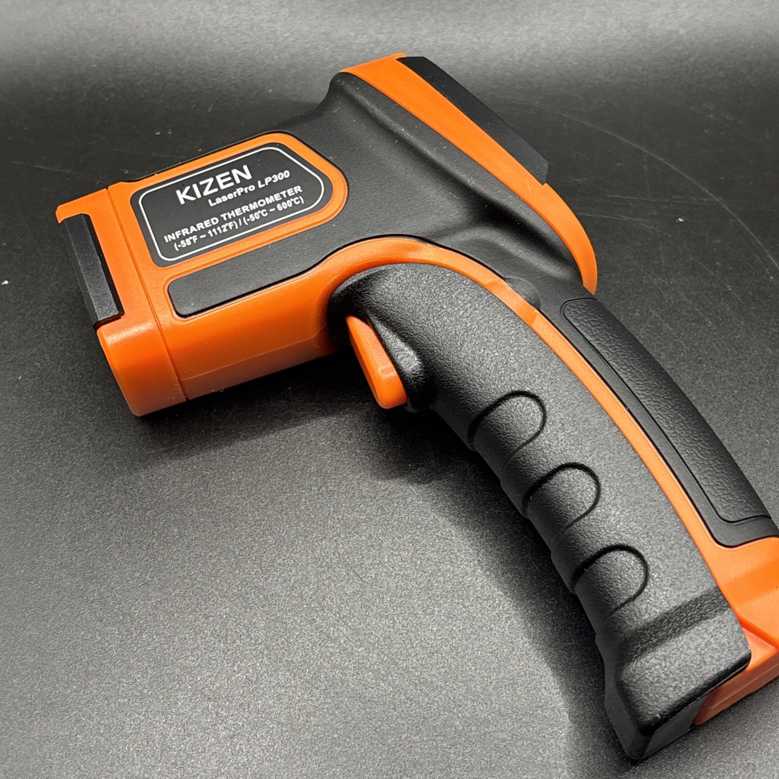 KIZEN Infrared Thermometer LaserPro LP300 Handheld Temperature Gun Orange
