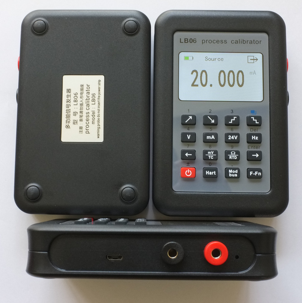 LB06 Hart Modbus 4~20mA/0~10V Process Calibrator Current Signal Generator Source
