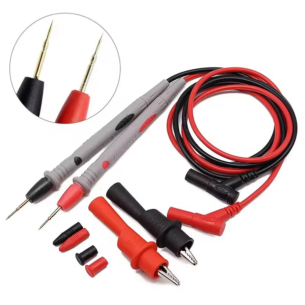 Multimeter Test Leads for Fluke Meter Electrical Alligator Clip Probes 1000V 20A