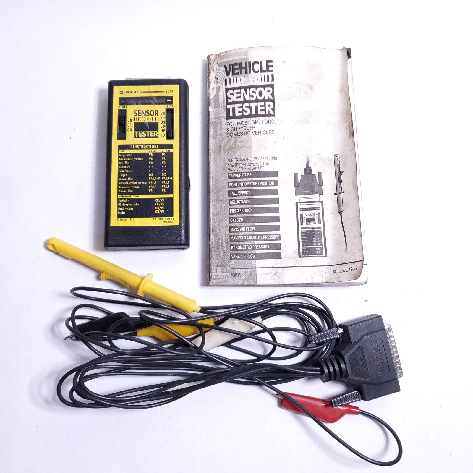 Innova Equus 3013 Vehicle Sensor Tester Automotive Diagnostic Tool w/ Manual
