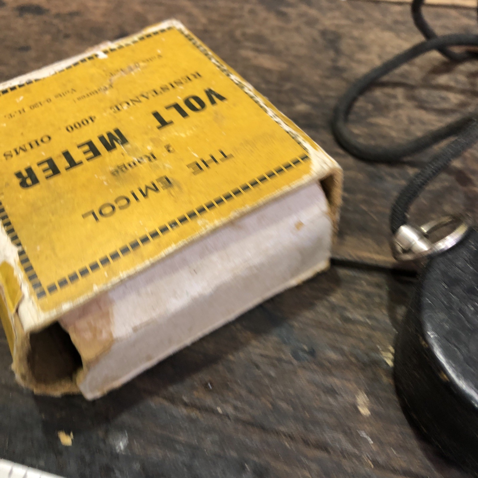 The Emicol 2 Range Volt Meter Untested English Made