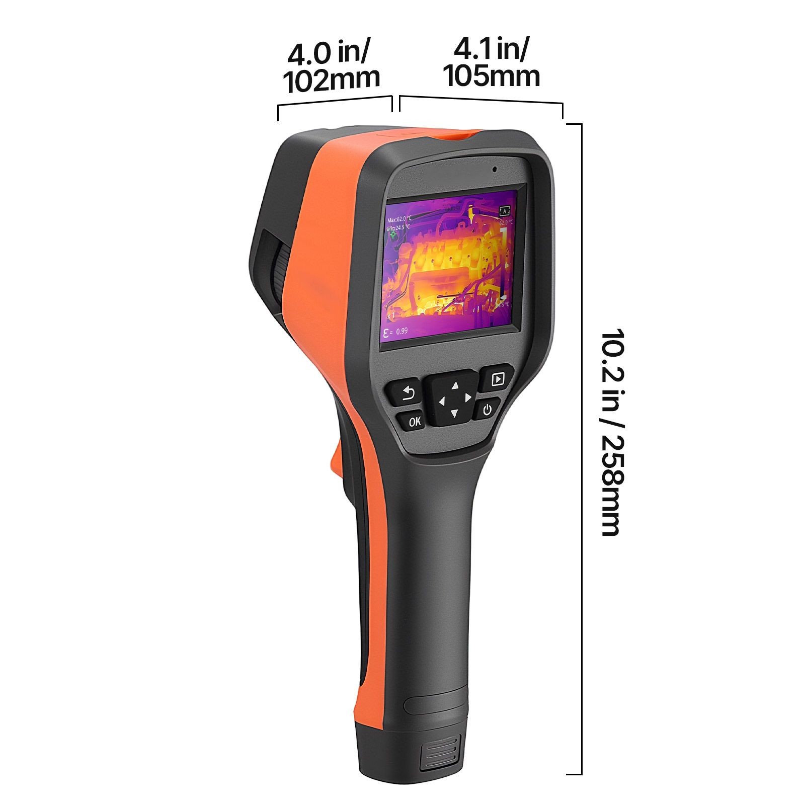 Handheld Thermal Camera 3.5in Touch Screen, 384×288 IR