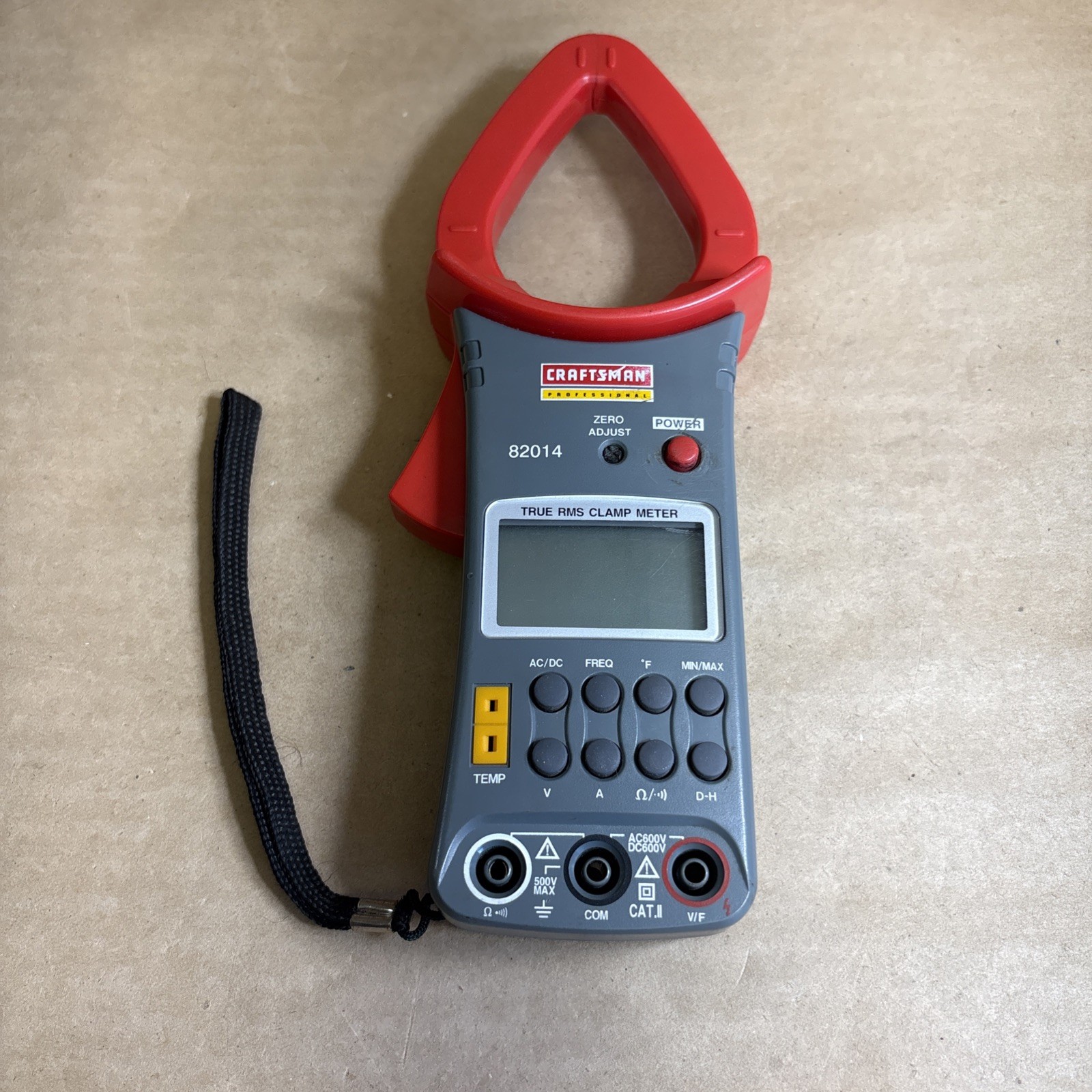 Craftsman 82014 AC/DC Digital LCD Clamp Ammeter Multimeter-CLEAN WORKS***