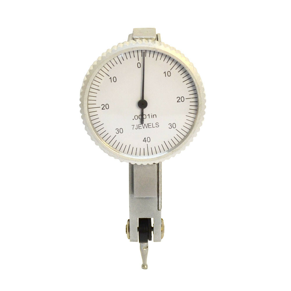 .008″ 0-4-0 Dial Test indicator Graduation .0001” Set Jewels White Face