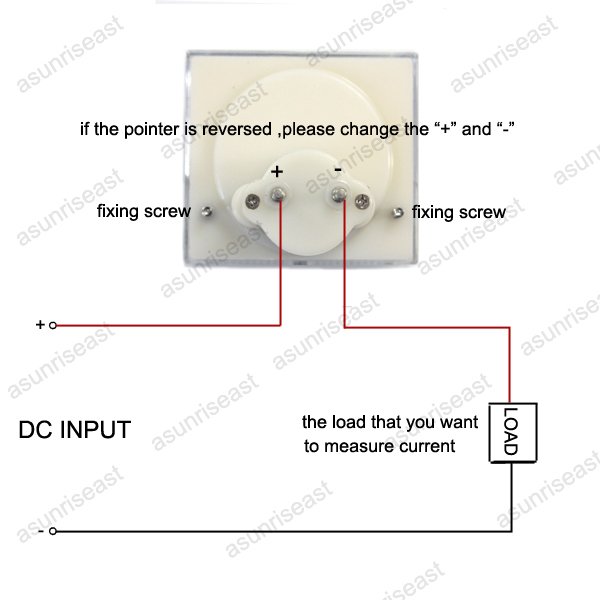 1 × DC 20A Analog Panel AMP Current Meter Ammeter Gauge 85C1 White 0-20A DC