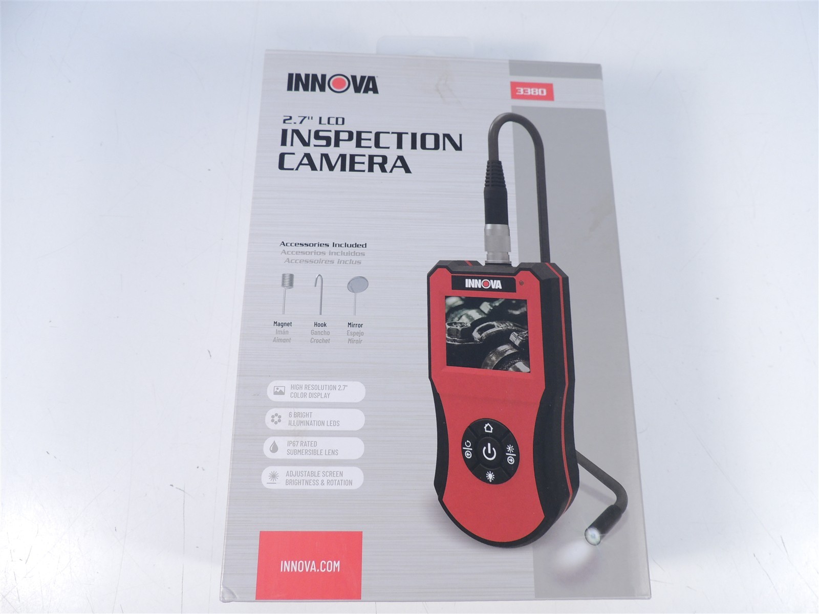 Innova 2.7″ LCD Monitor Inspection Camera #3380 700-0001 New