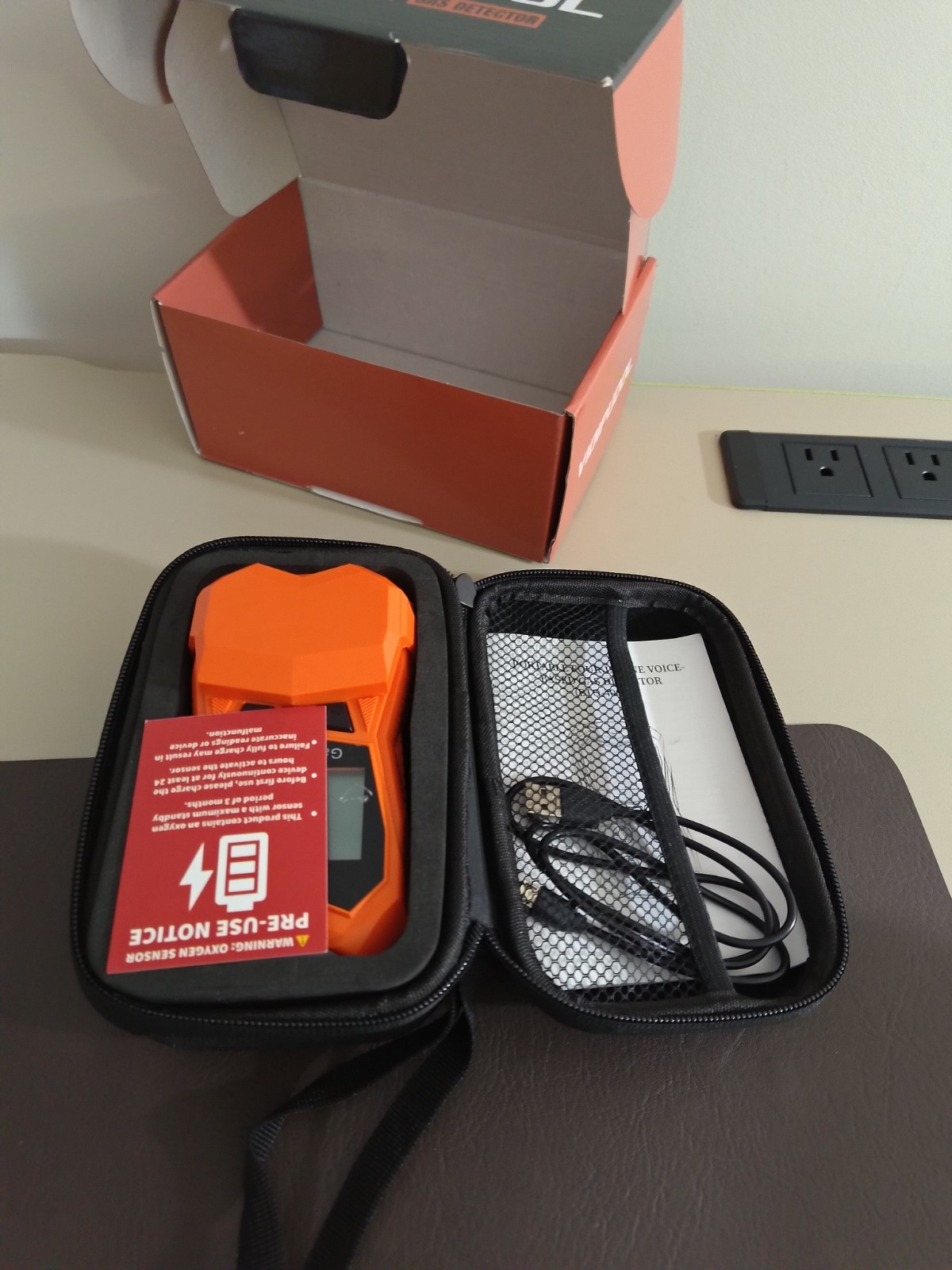 Vioipudol BTQ-400A Multi Gas Detector 4-in-1 Rechargeable Data Storage NEW