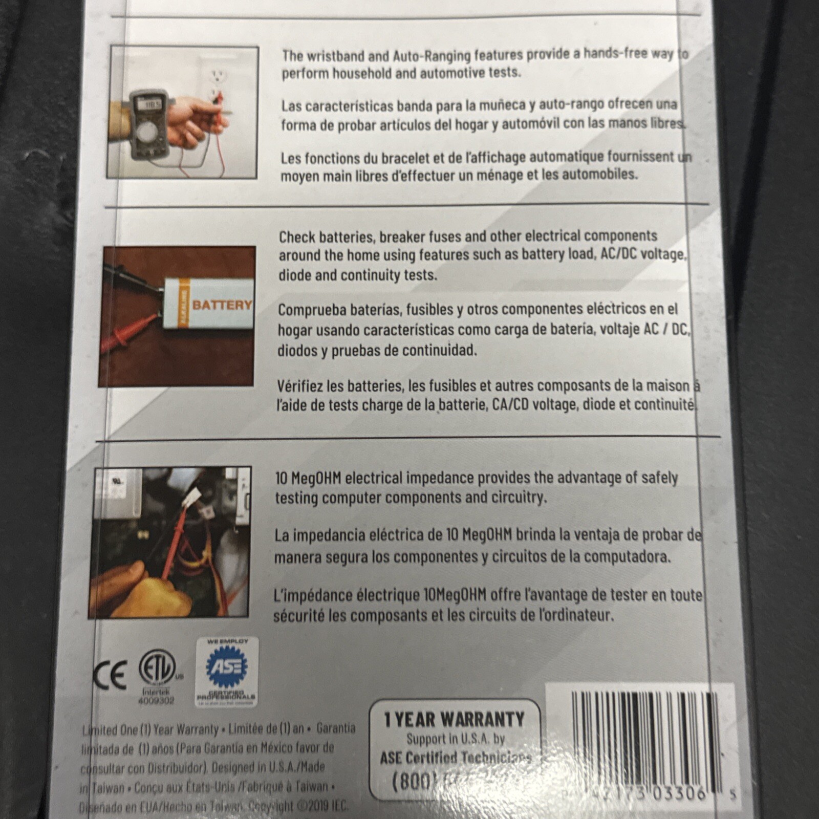 Innova Auto Ranging Digital Multimeter EPI3320 Brand New!