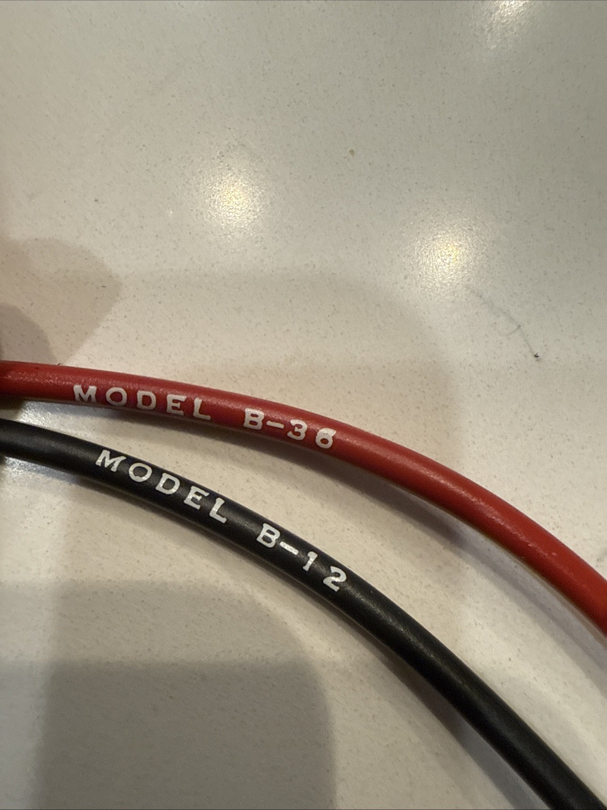 Pomona B-36 & B-12 Stacking Banana Plug Patch Cord, Red & Black, 36in/16in Used