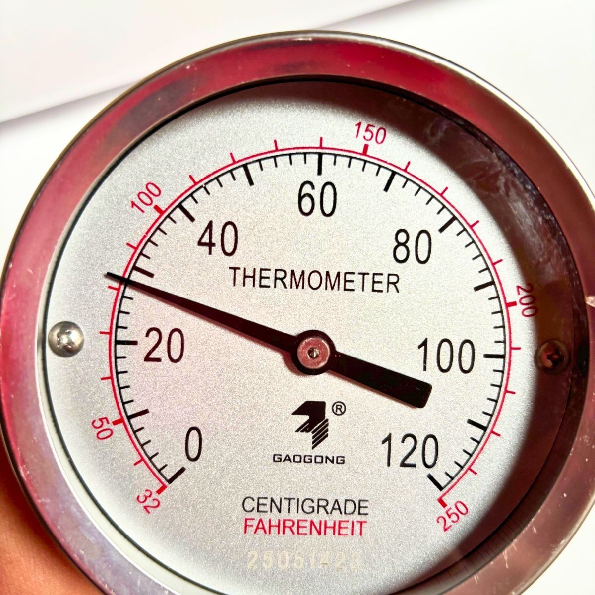 1.5″ Tri-Clamp Thermometer 0-120°C 304SS 70mm Stem for Home Brew