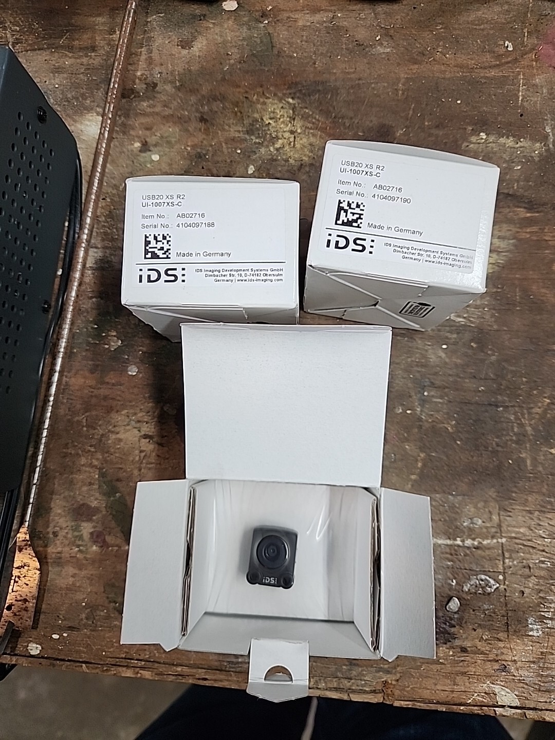 IDS XS uEye UI-1007XS-C 5MP Camera OmniVision CMOS 2592×1944 Autofocus USB 2.0