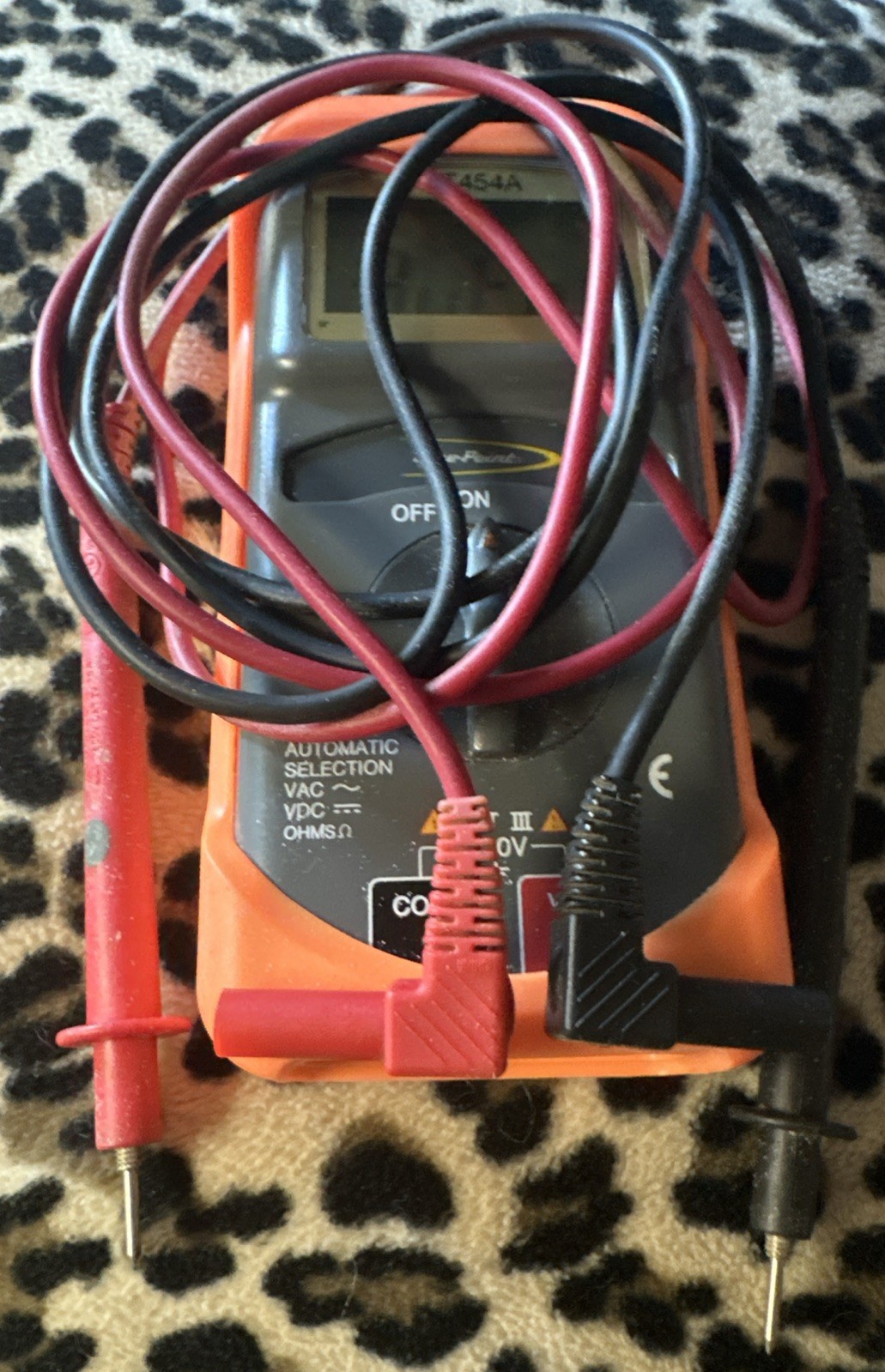 Tested! Blue Point Tools MT454A Digital Automatic Multimeter W/Case & Leads