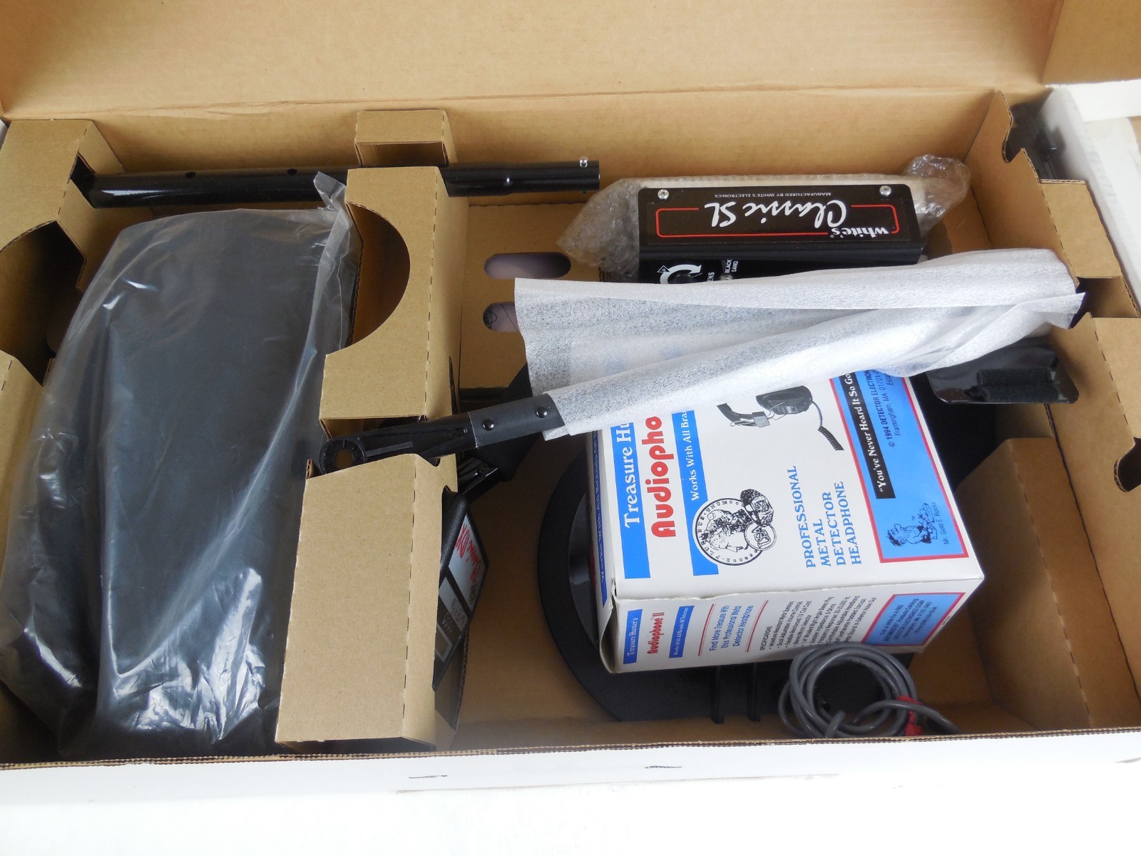 White’s Classic SL IDX Blue Max 950 & Bullseye 5.3 Coil Metal Detector NEW RARE