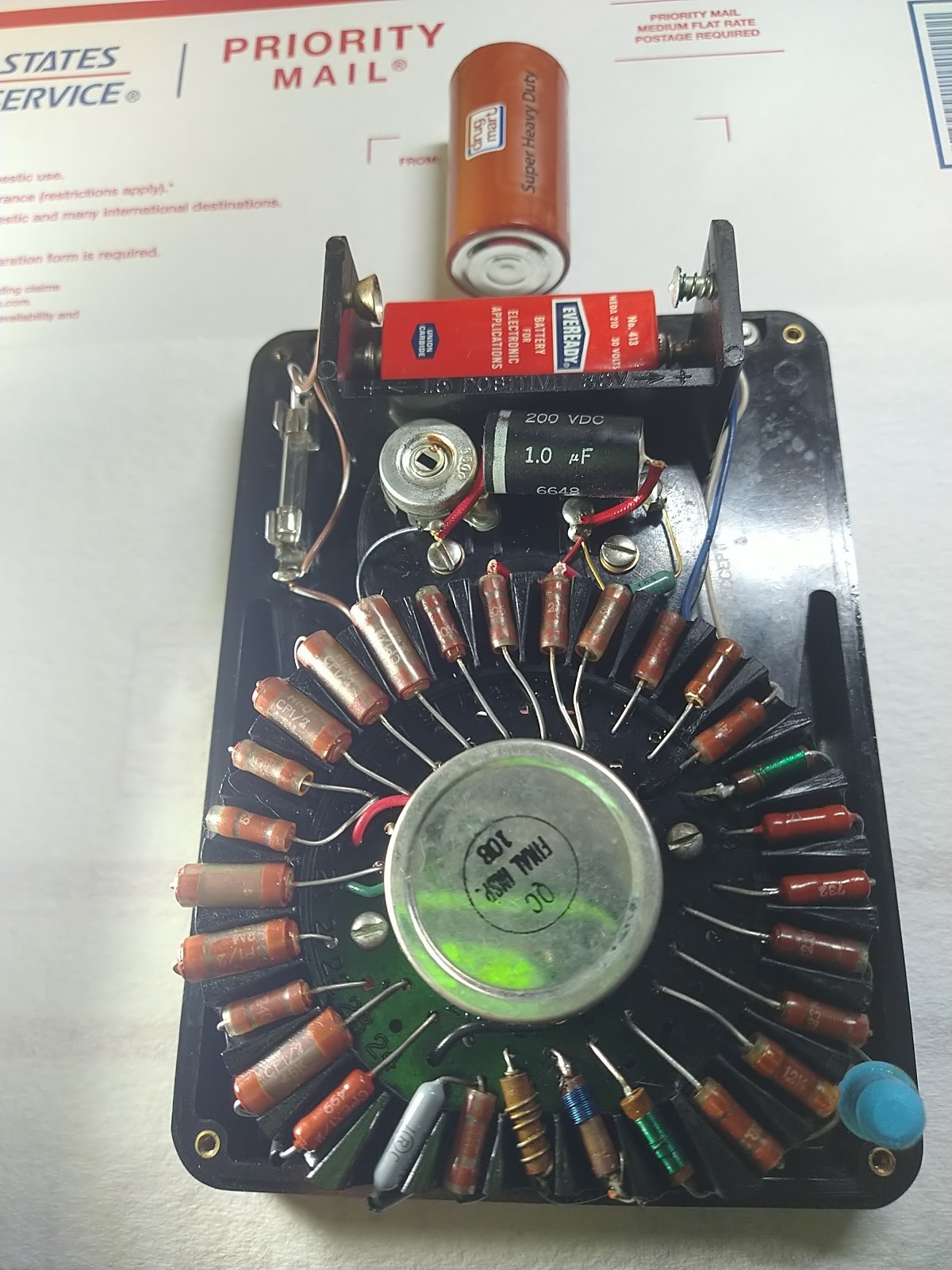 TRIPLETT VOLT OHMS METER 630-NA NEVER USE FOR COLLECTORS PEOPLE WITH ORIGINAL BO