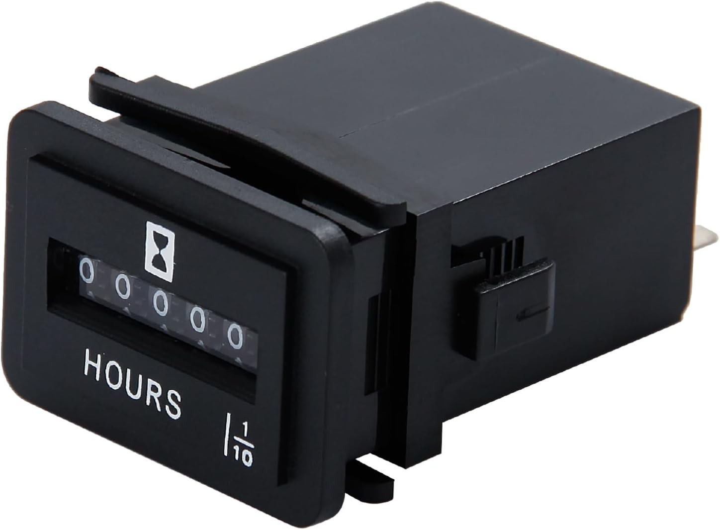 Durable Rectangular Hour Meter – No Battery Required, 0.1 Accuracy, Easy Install