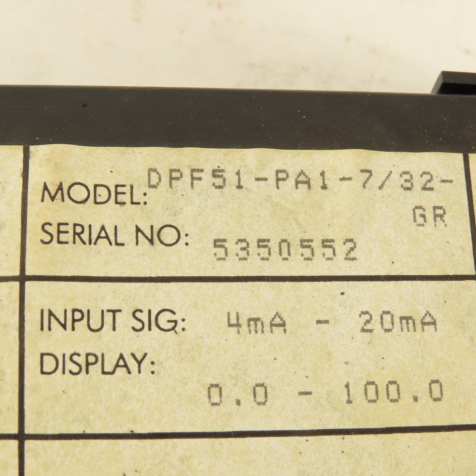 Omega DPF51-PA1-7/32-GR Mini Size Digital Panel Meter 3-1/2 Digit 7-32V