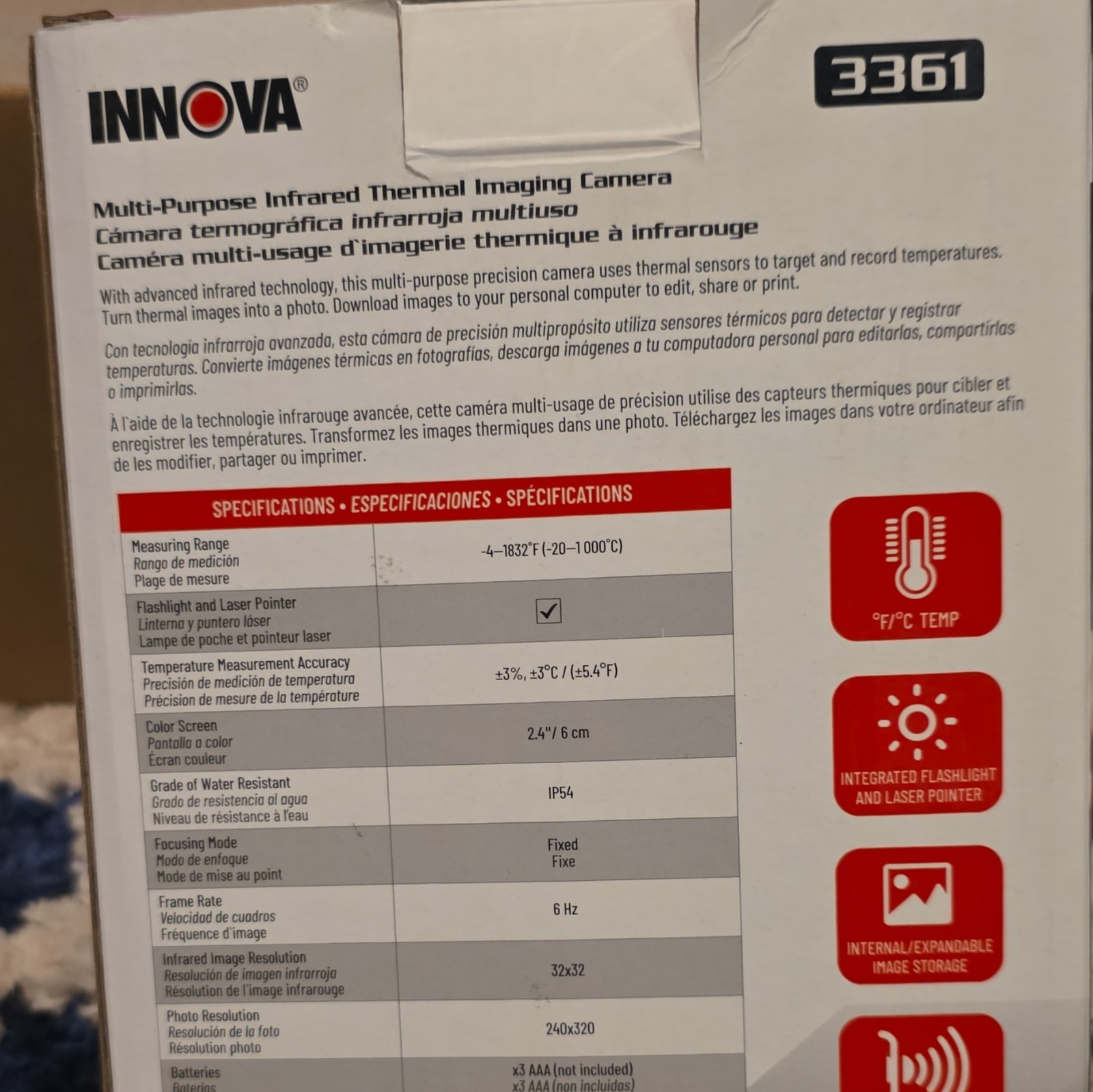 Innova 3361 Infrared Thermal Imaging Camera Multi-Purpose