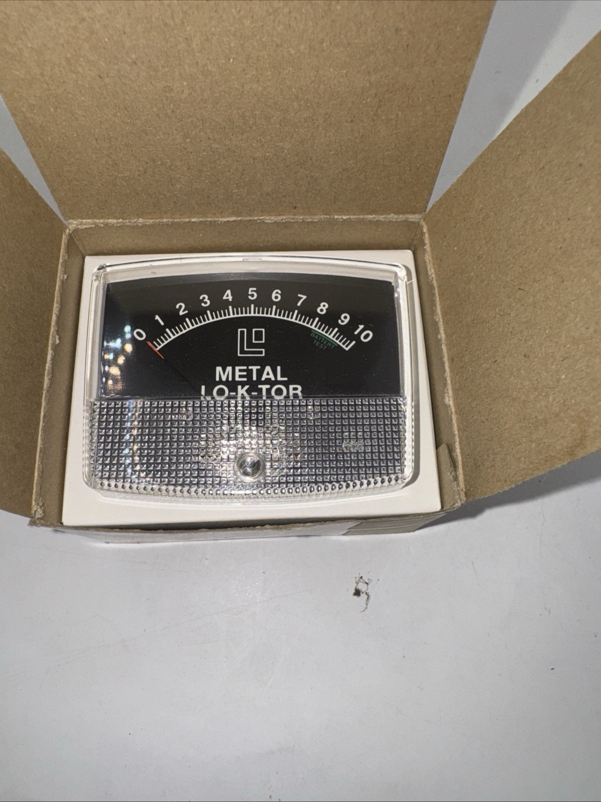 Vintage Lowrance Sonar Fish Lo-K-Tor Analog panel meter 0-10