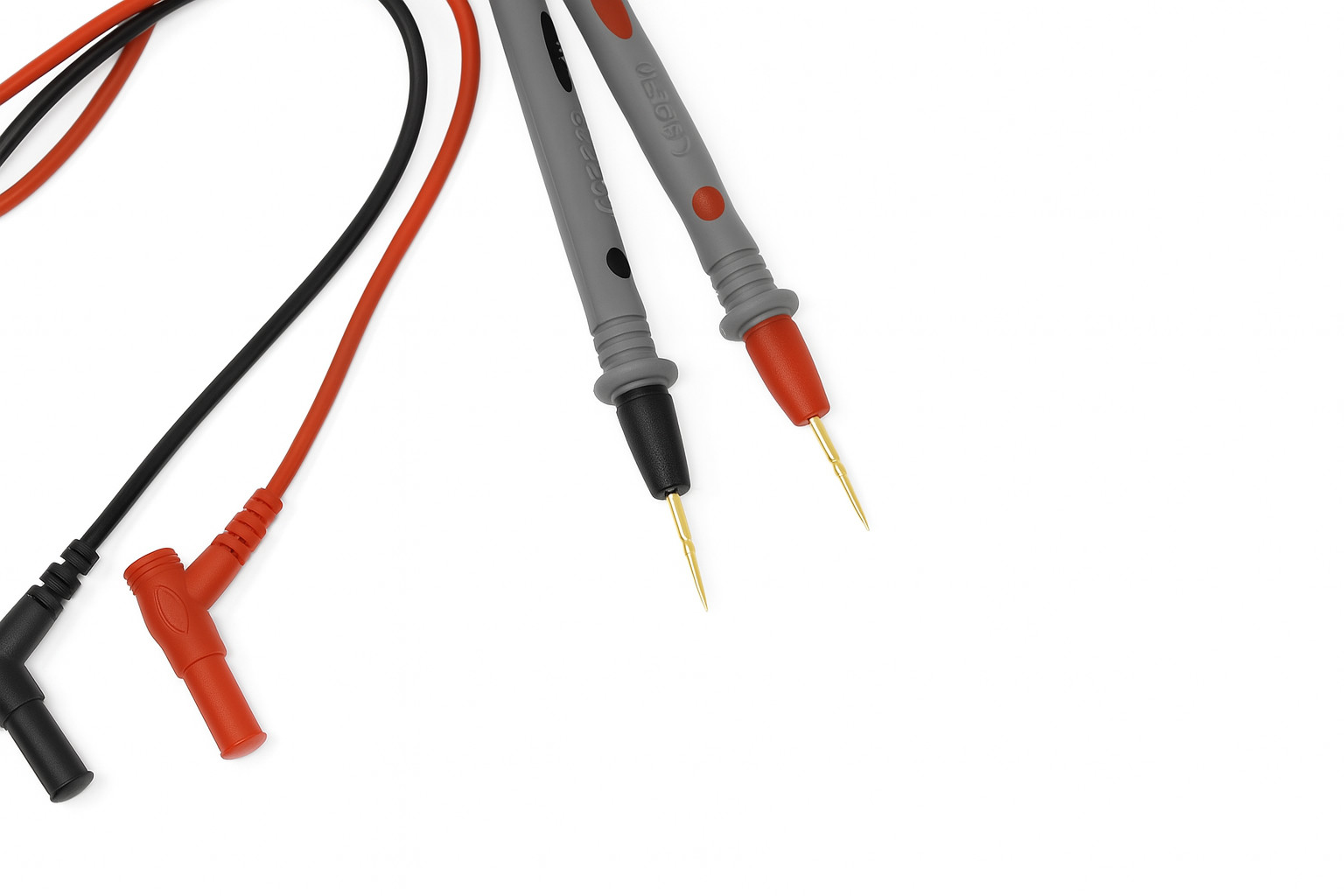 Ultra Sharp Multimeter Test Leads 1000V 20A Heavy Duty Red Black Probe Wire Kit