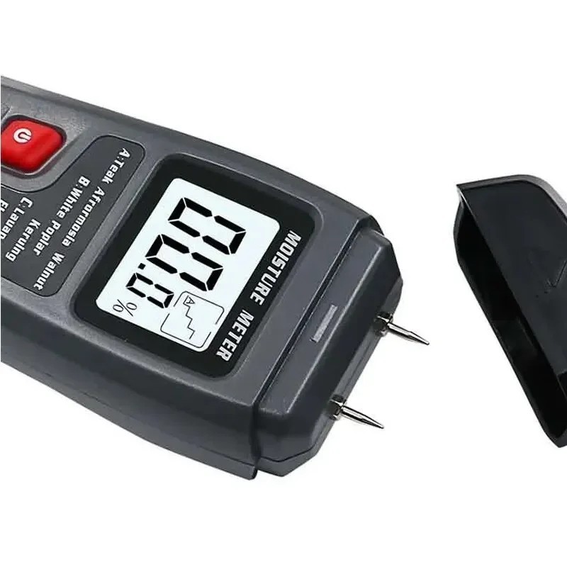Digital LCD Wood Moisture Meter Detector Tester Wood Firewood Paper Cardboard