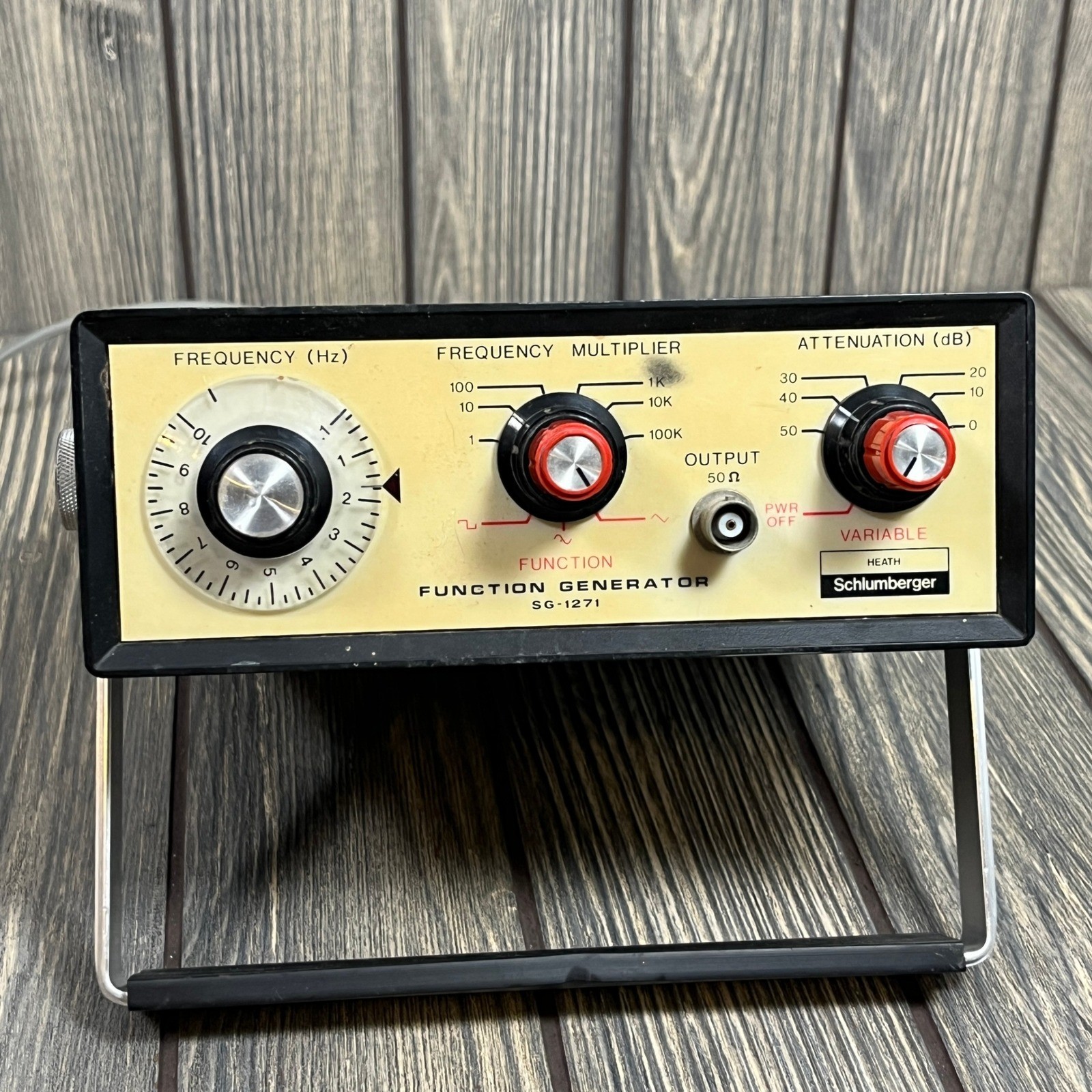 Heath Schlumberger Function Generator SG-1271 Blue Vintage Lab Equipment