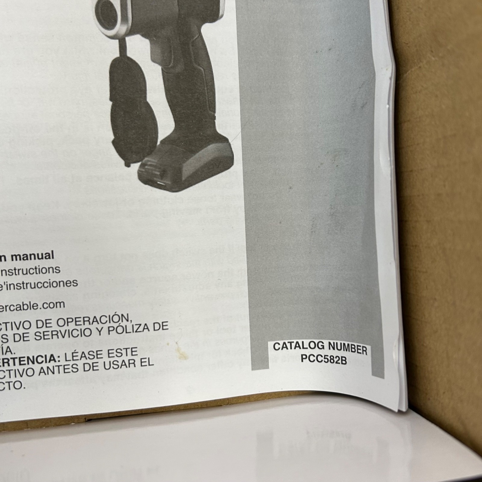Porter Cable 9V Cordless Infrared Thermometer PCC582B in Original Box