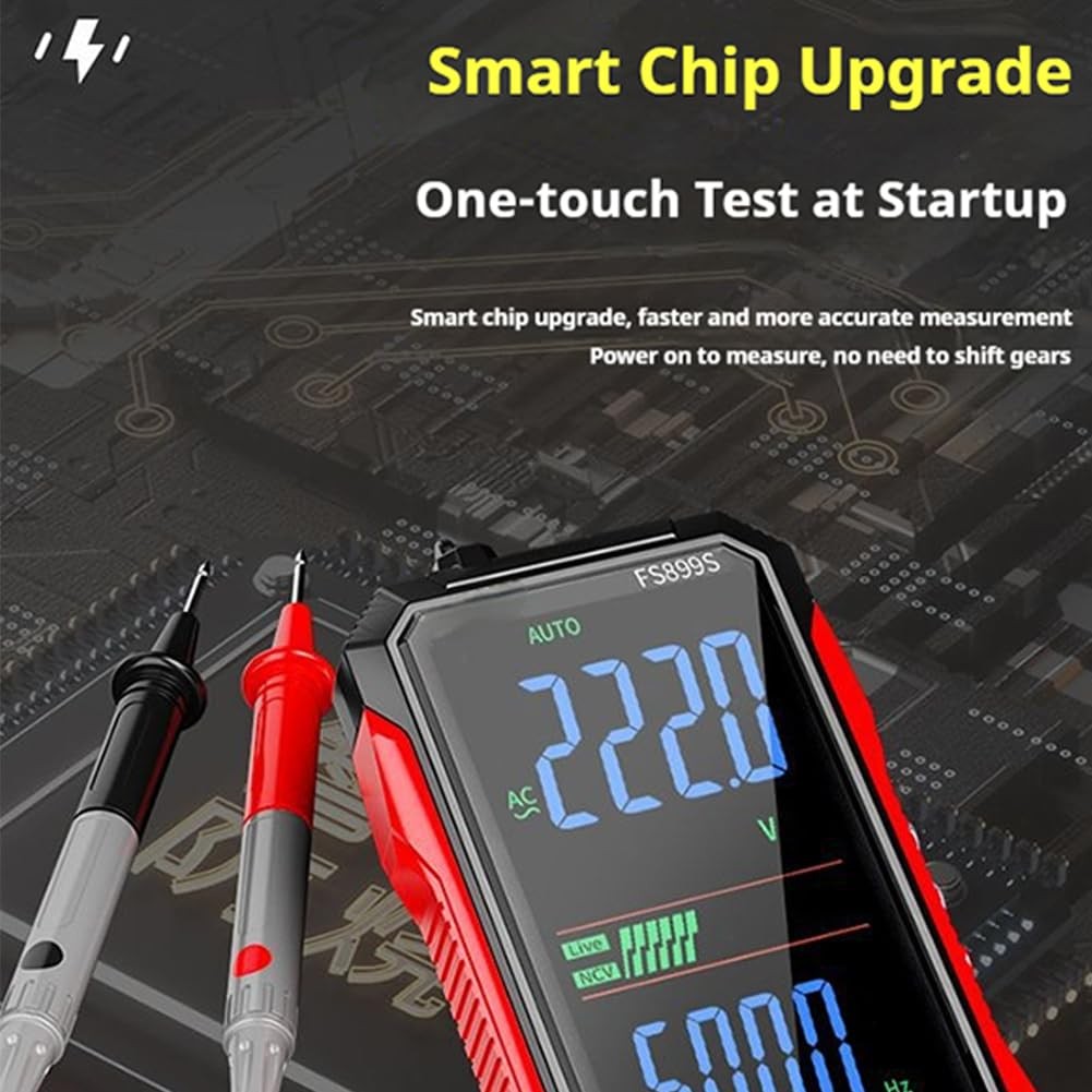 USB Rechargeable Digital Multimeter 2026 Upgraded Fs899l Multimeter FS899L