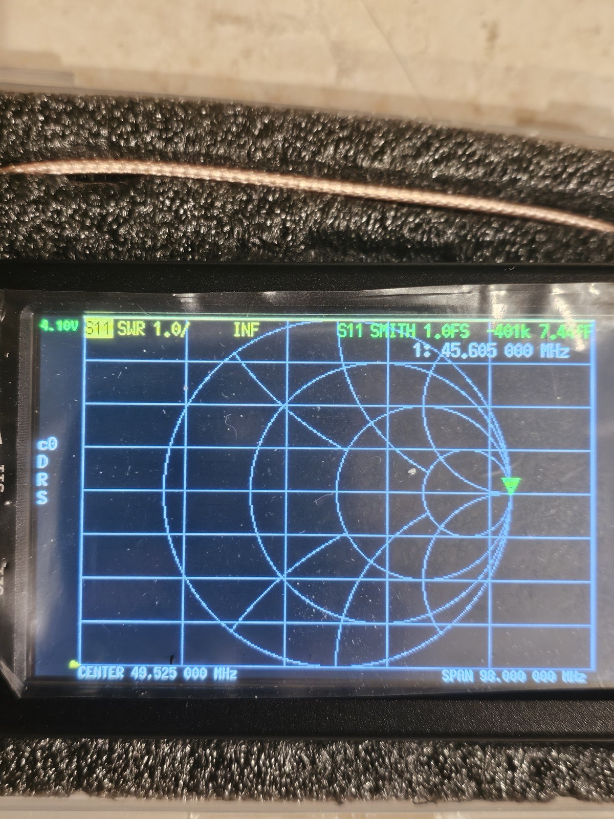NanoVNA-F Vector Network Antenna Analyzer 10K-1500MHz 4.3″ TouchScreen W/ Button