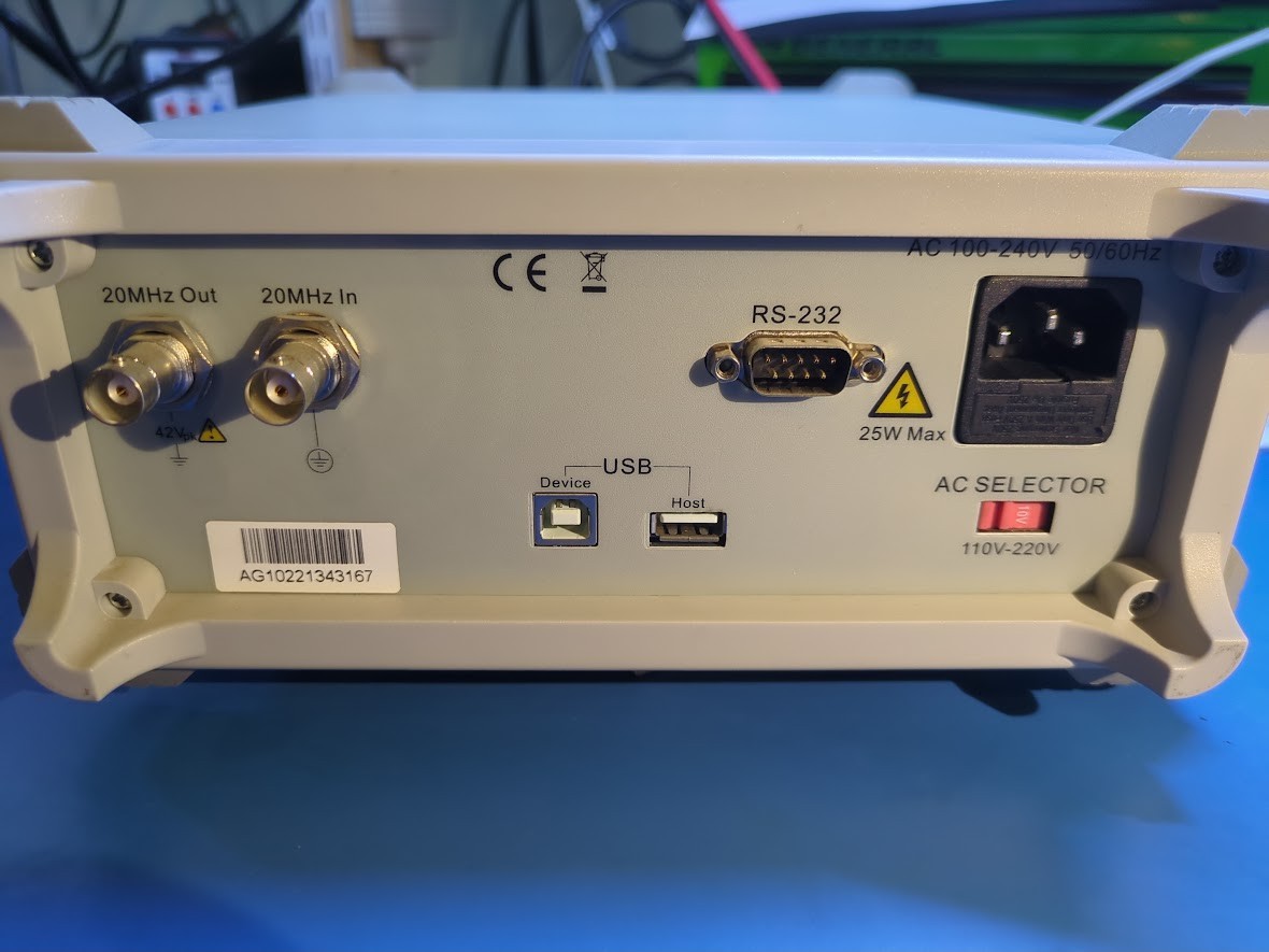 OWON AG1022 Waveform Function Generator 25Mhz 2Ch sine square pulse ramp arb
