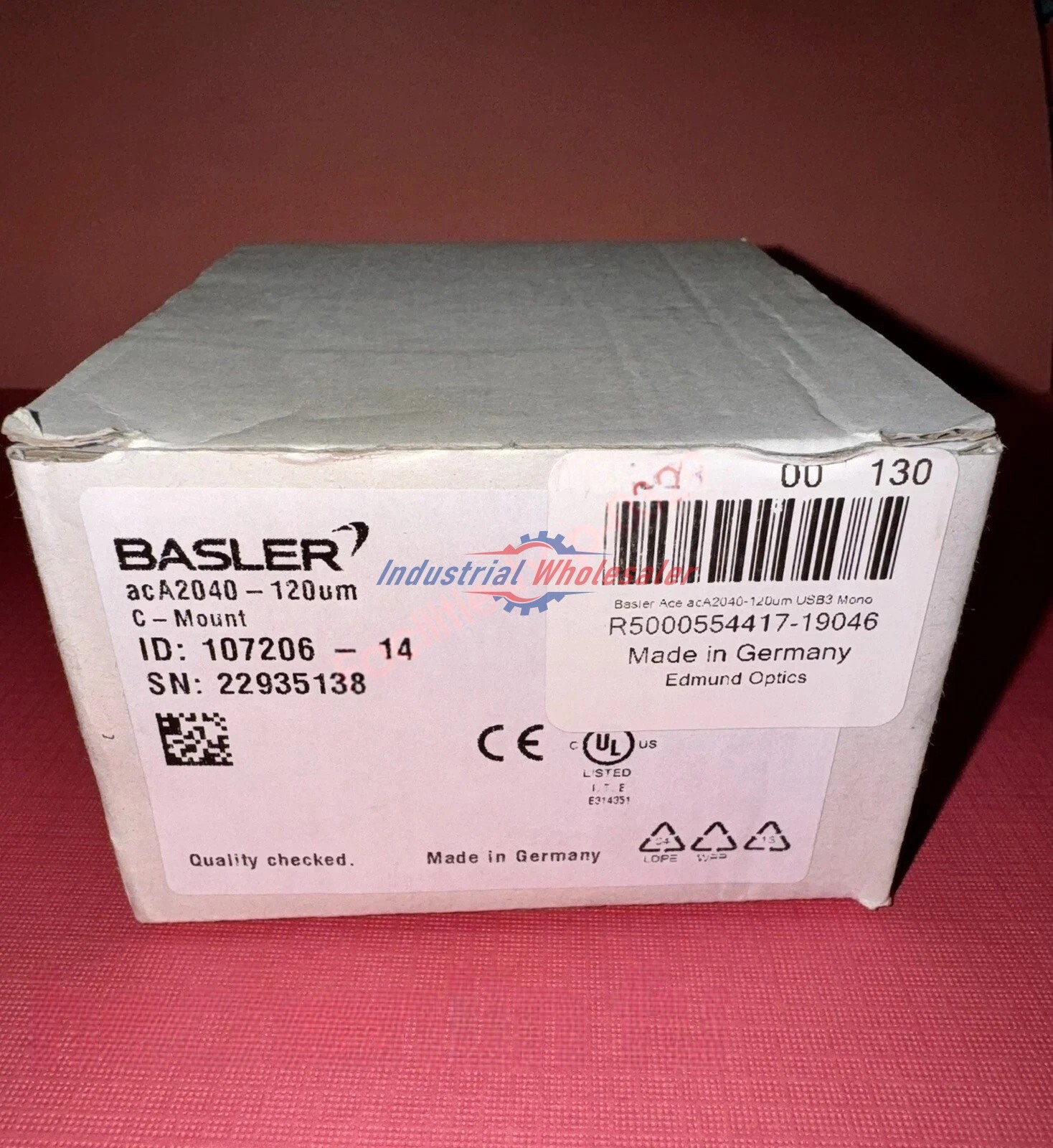 1PC NEW BASLER acA2040-120um acA2040-120um industrial camera One year warranty