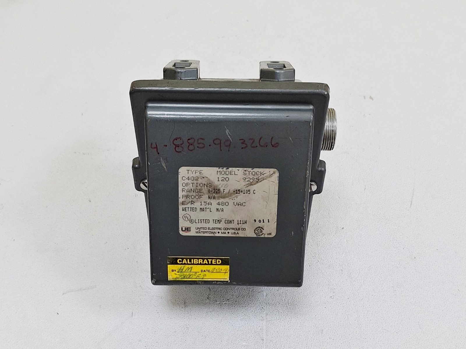 United Electric C402 / 120 Temperature Switch 0-225F / -15+105C