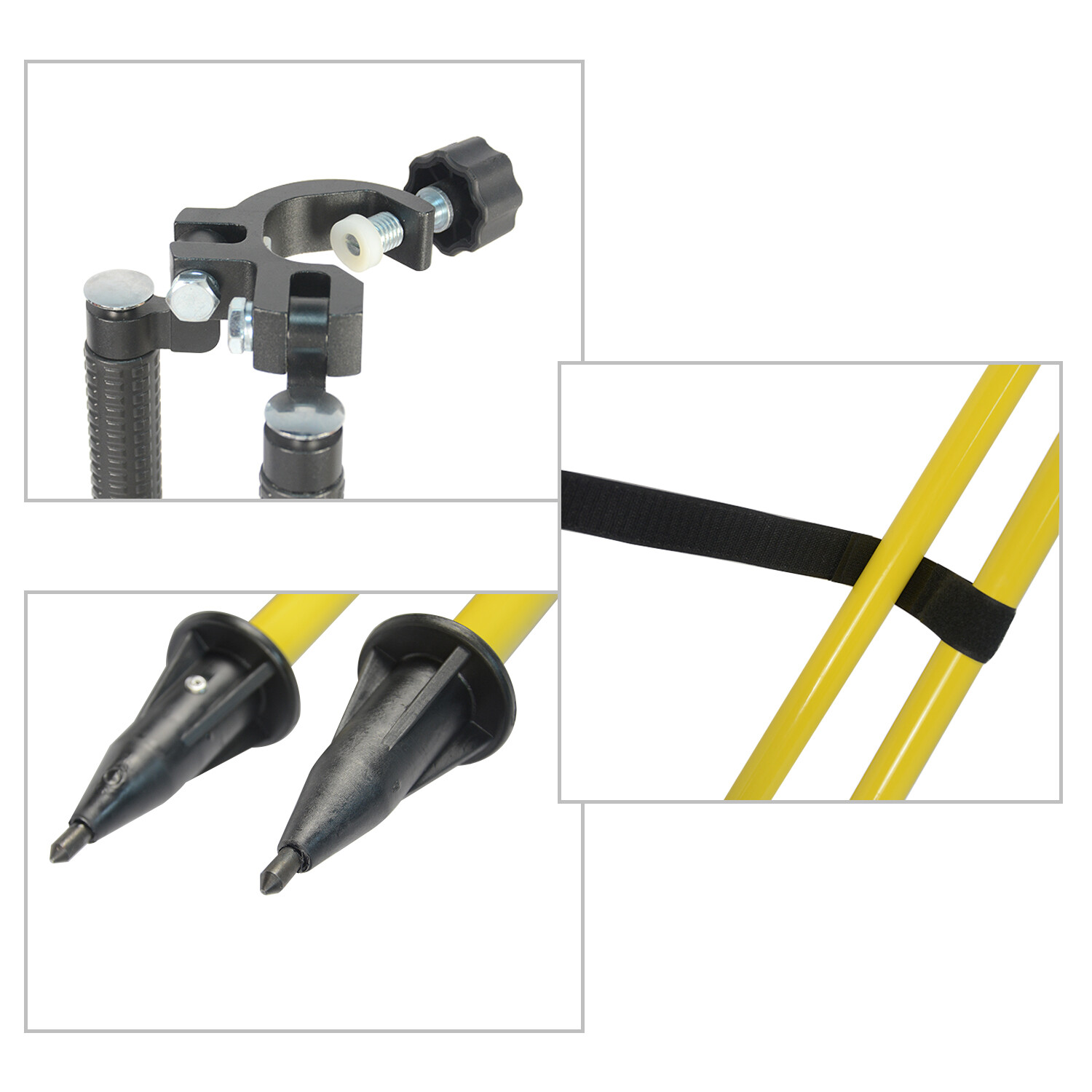 Aluminum Thumb Release Bipod for Prism Poles Surveying of Total Station GPS GNSS