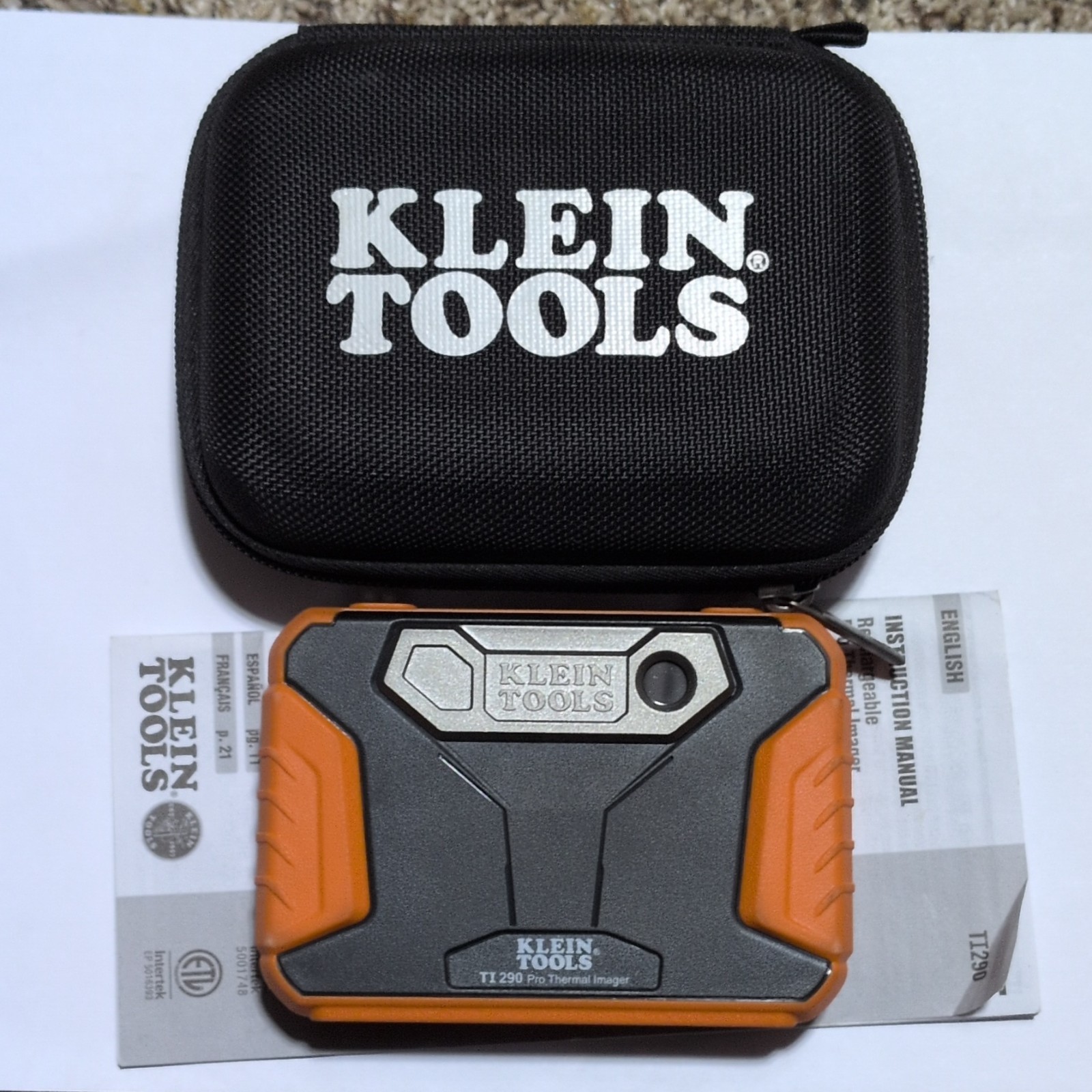 Klein Tools TI290 Pro Handheld Thermal Camera 256×192 IR -4° to 752°F