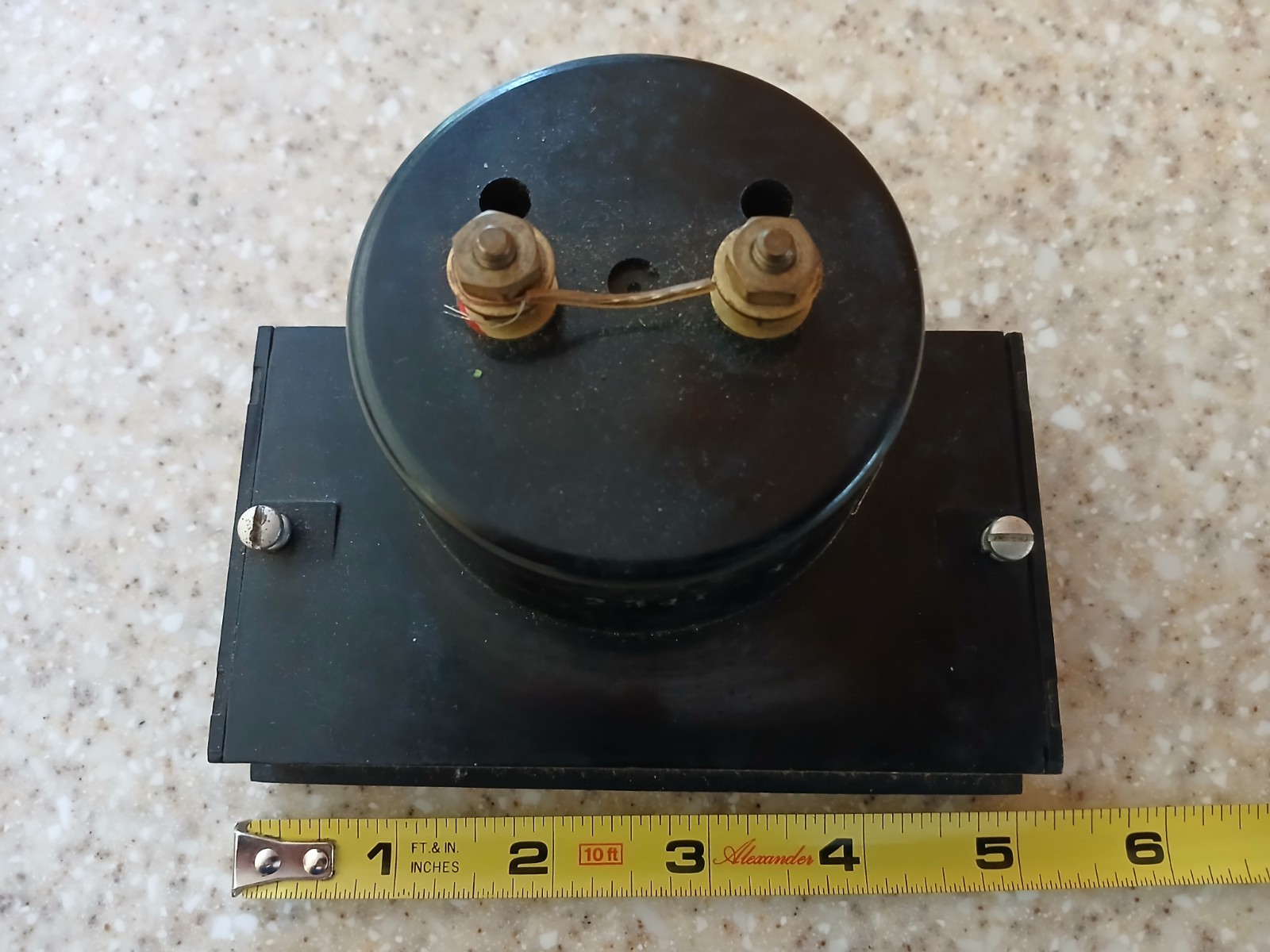 API 10kV DC Rectangular Panel Volt Meter – TESTED – 20 microamp FS movement
