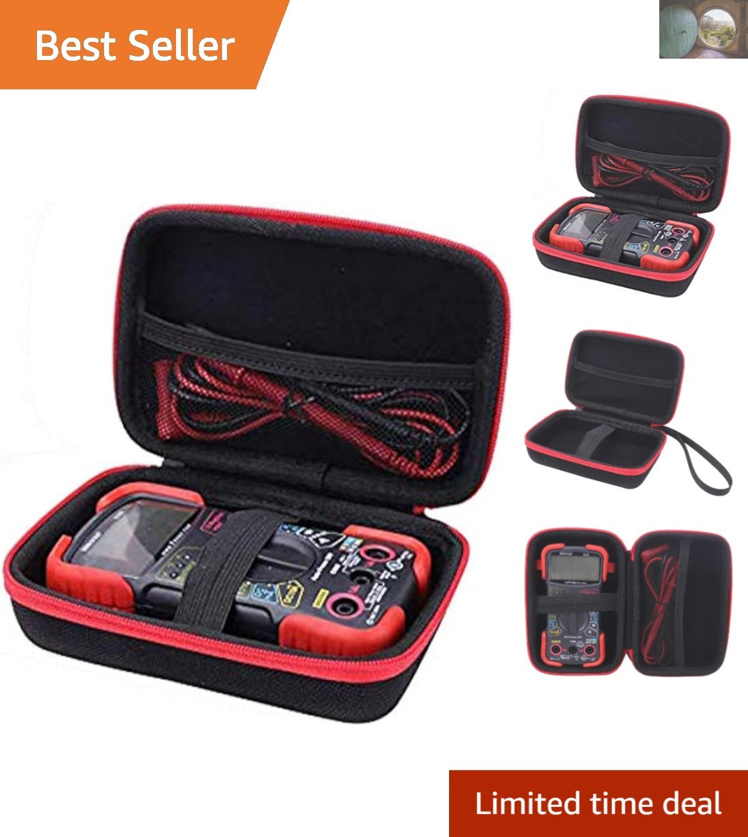Crush Resistant Hard Case for INNOVA Digital Multimeter – Compact & Lightweight