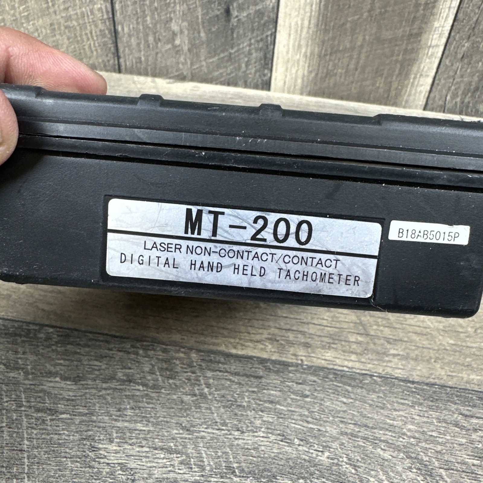 Shimpo Mt-200 Tachometer, Contct/Noncntct, 6 To 25000Rpm
