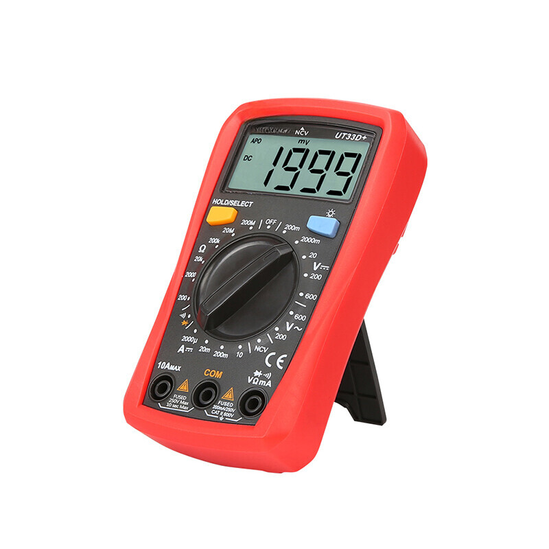 UT33D+ Mini Digital Multimeter 600V NCV Palm Size Manual Range AC DC Voltmeter