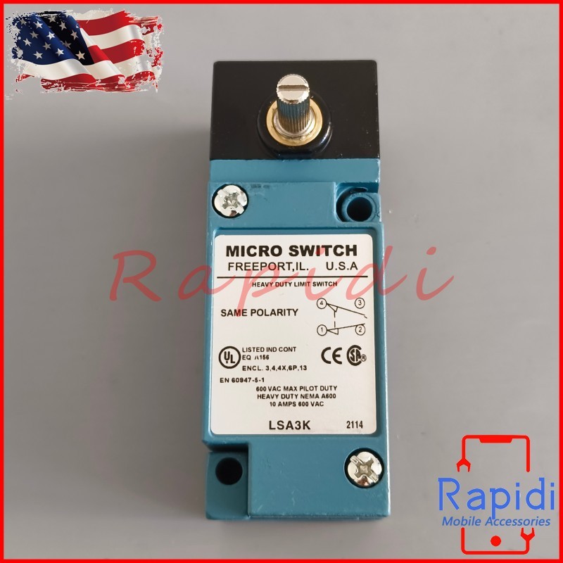 Micro Switch Heavy Duty Limit Switch Rotary Lever For Honeywell LSA3K 10A 600VAC