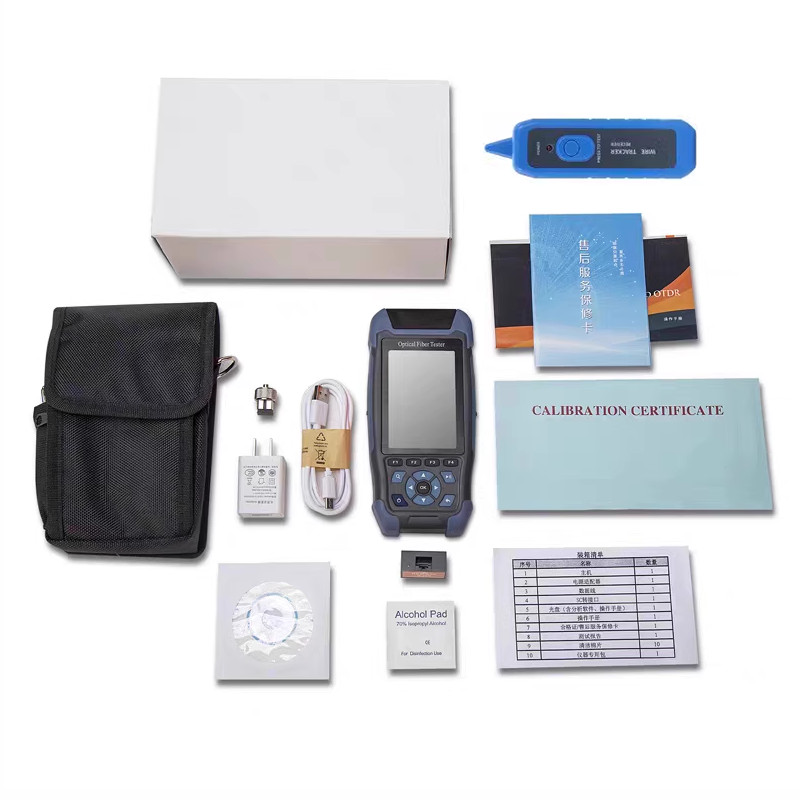 1310/1550nm Mini OTDR 24dB/22dB Built in OPM/OLS / RJ45 Test/VFL FTTH test tools