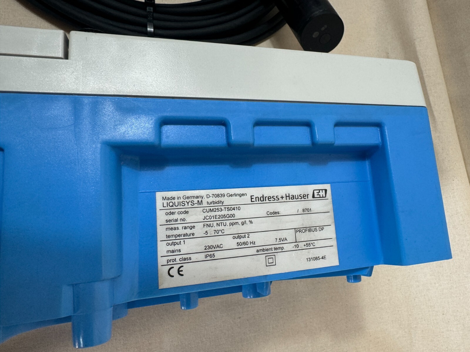 Endress Hauser Liquisys M Turbidity & Solids Transmitter &/ Or Sensor (select)