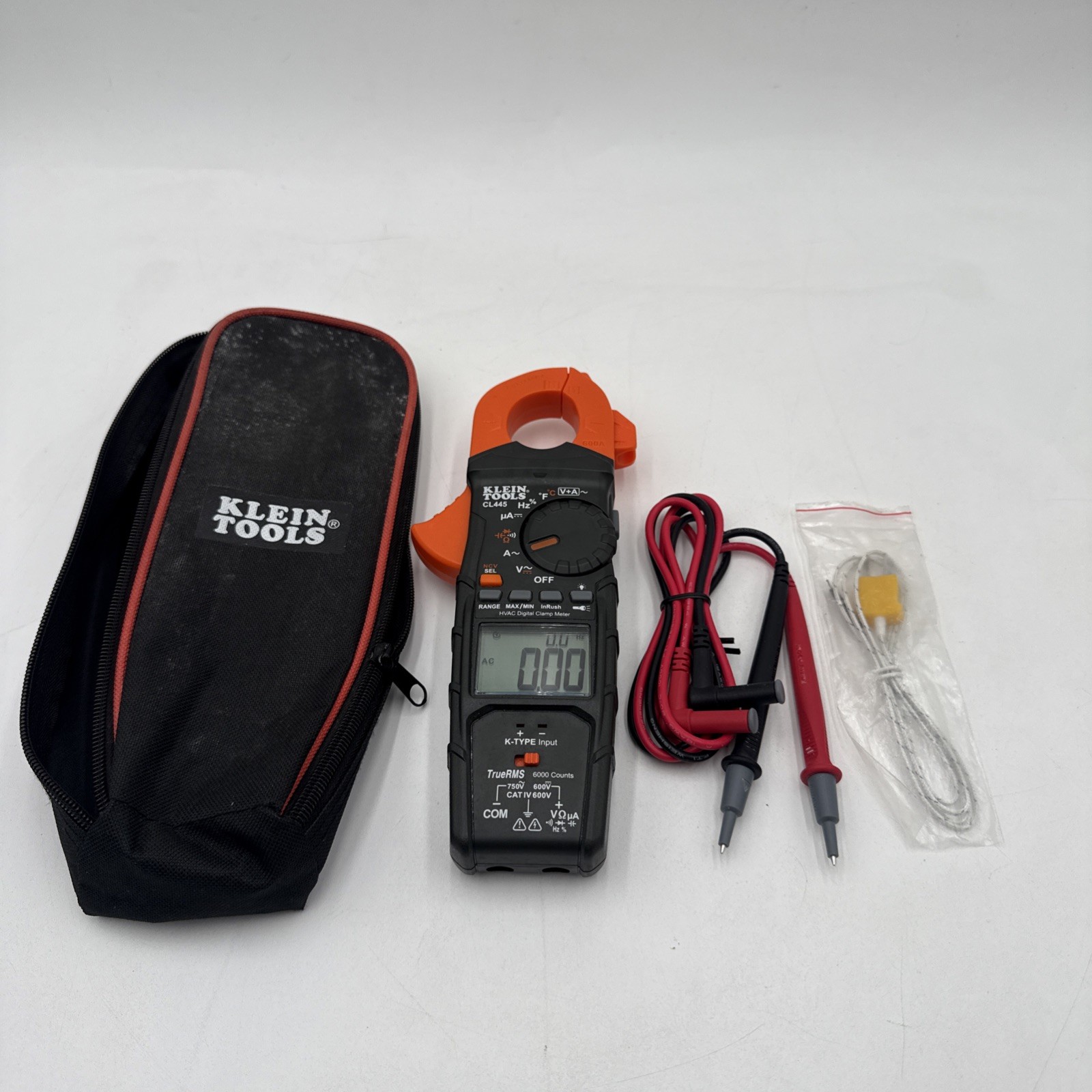 Klein Tools CL445 HVAC Clamp Meter, Auto-Ranging TRMS, NCVT, Measures Voltage