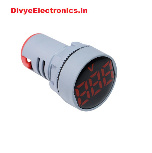 AC 20-500V LED Digital Voltage Meter 110V 220V Voltmeter Indicator (Red Color)